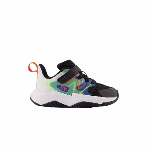 New Balance Rave Run v2 Bungee Lace Top Strap Toddler X-Wide 'Black Cobalt Greene'
