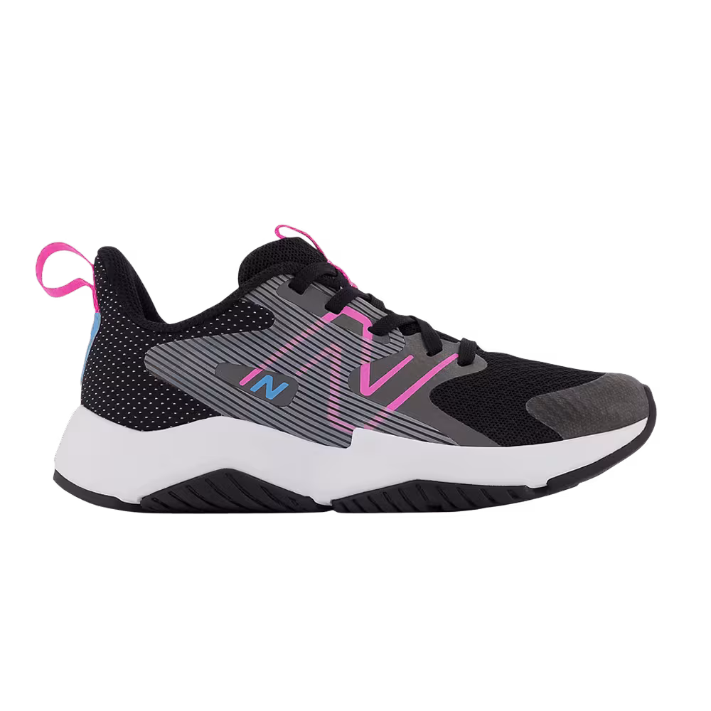 New Balance Rave Run v2 Little Kid X-Wide Black Vibrant Pink