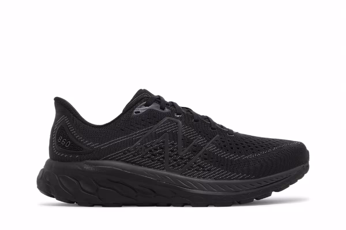 New Balance Fresh Foam X 860v13 2E Wide Black Phantom, view 2