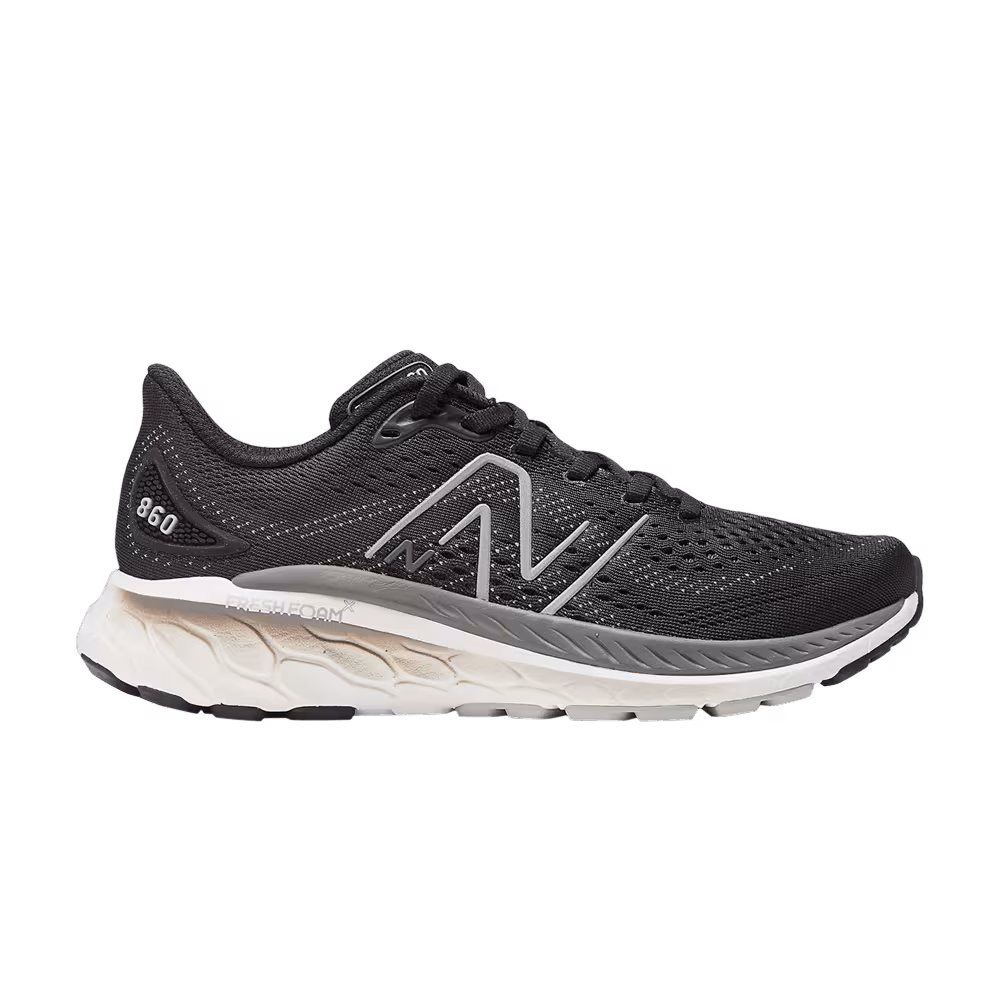 New Balance Women's Fresh Foam X 860v13 2A Wide Black White