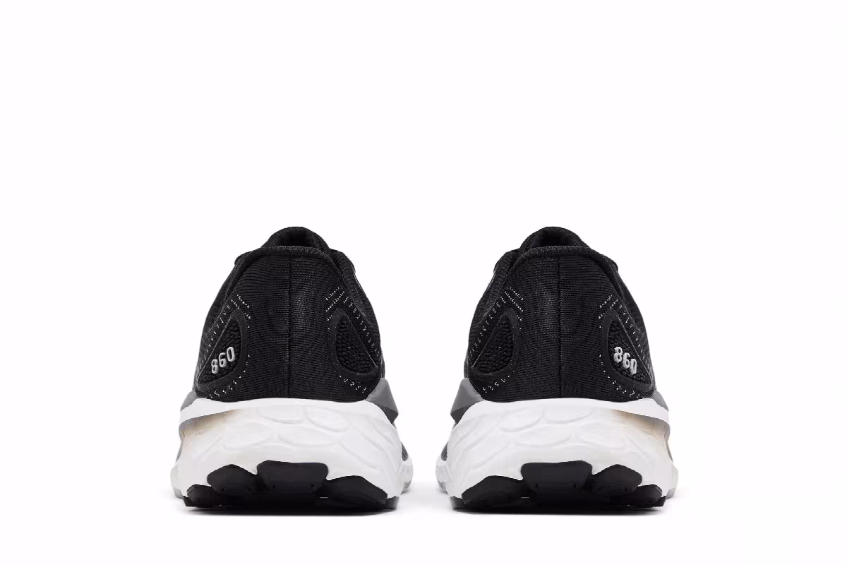 New Balance Women's Fresh Foam X 860v13 2E Wide Black White, view 7