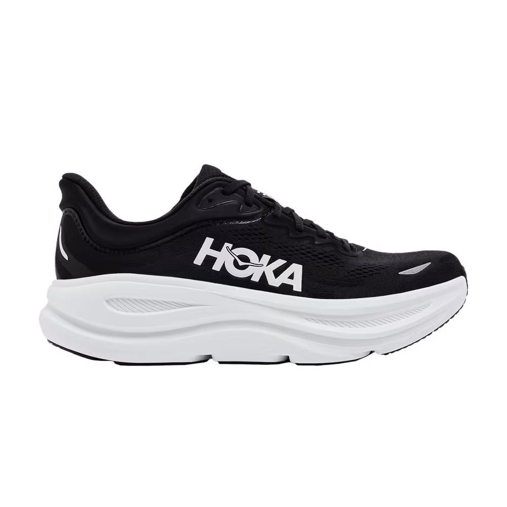 HOKA Bondi 9 Black White