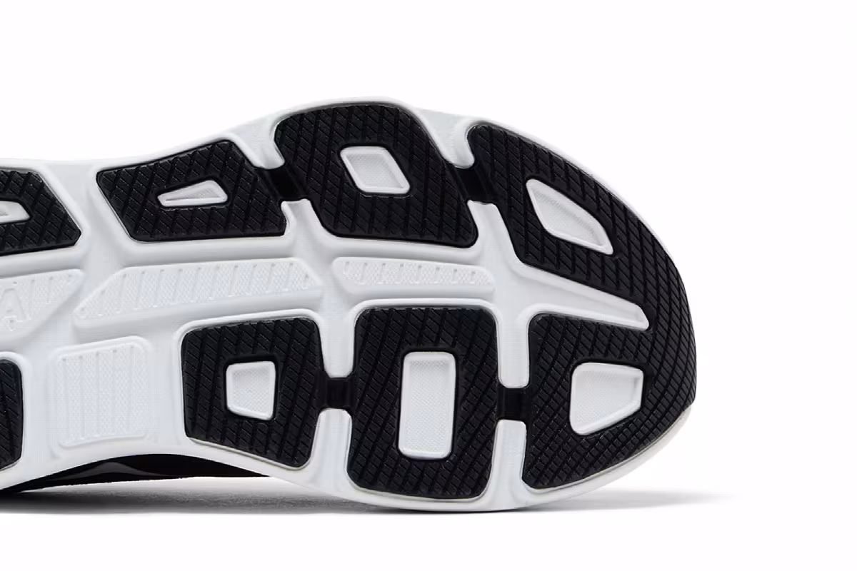 HOKA Bondi 9 Black White, view 6