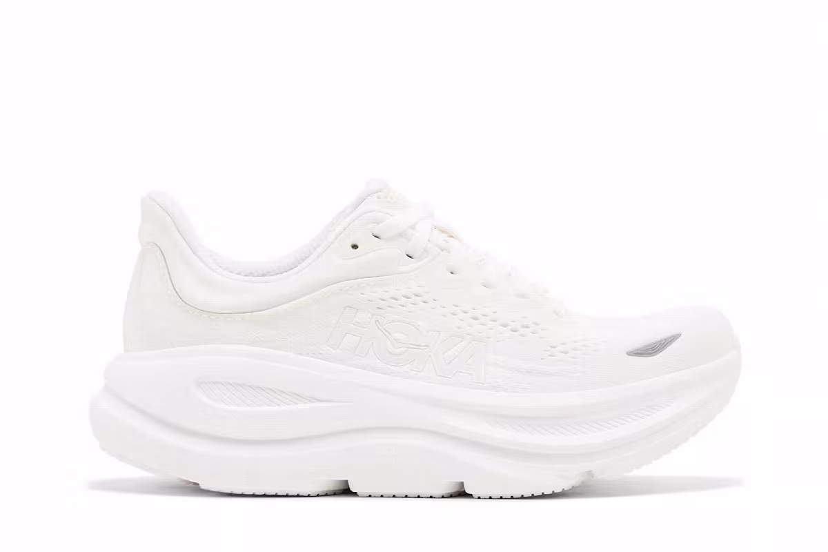HOKA Women's Bondi 9 White, view 2