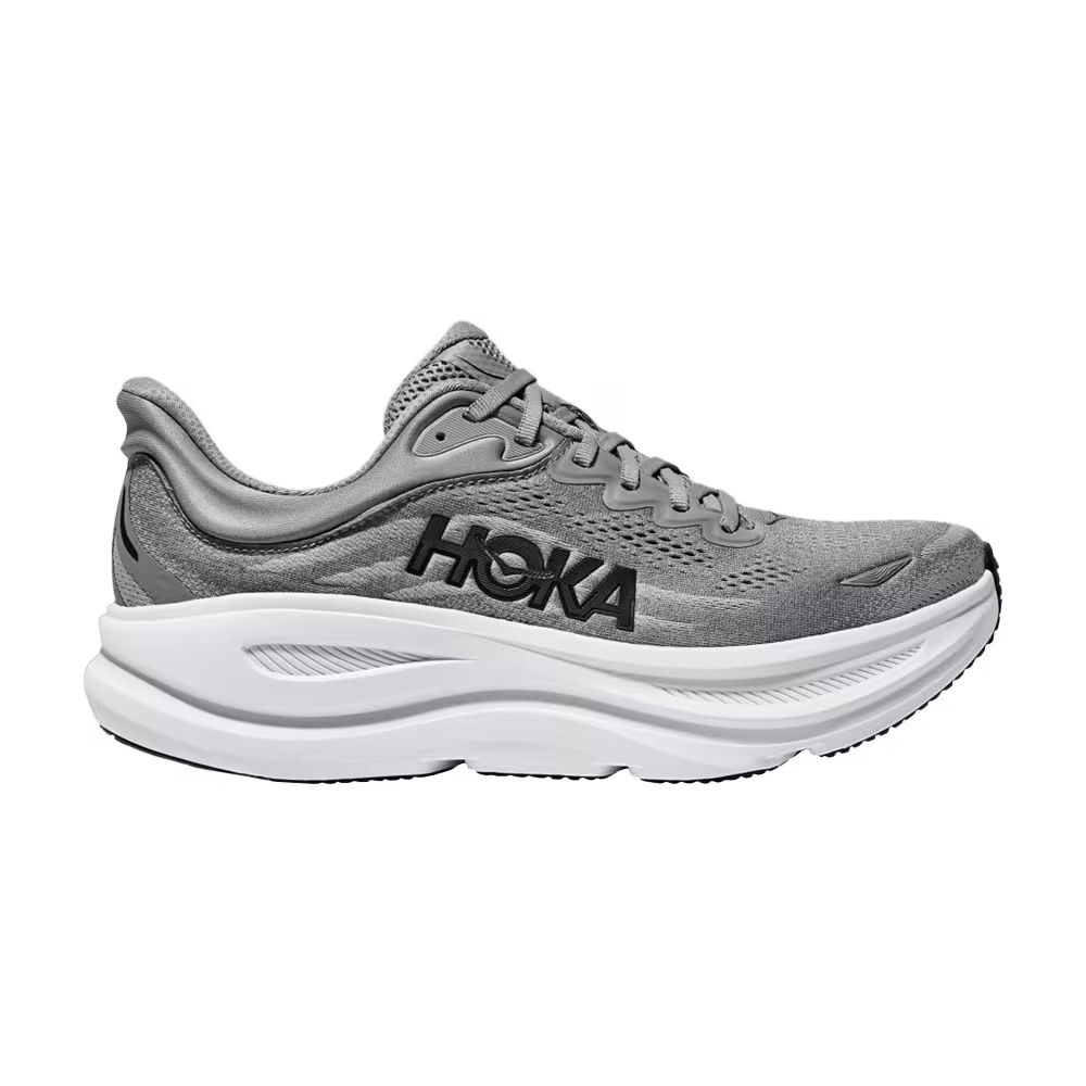 HOKA Bondi 9 Galactic Stellar Grey