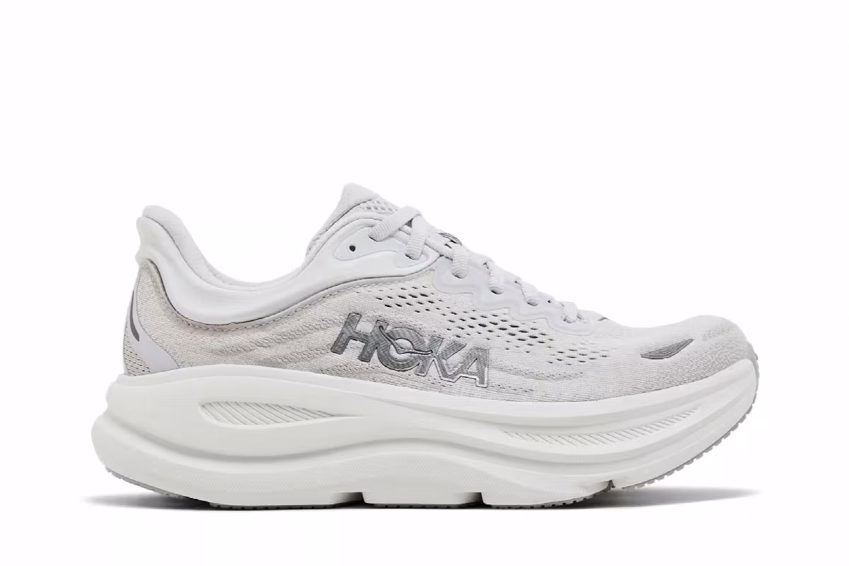 HOKA Women's Bondi 9 Stardust Silver, view 2