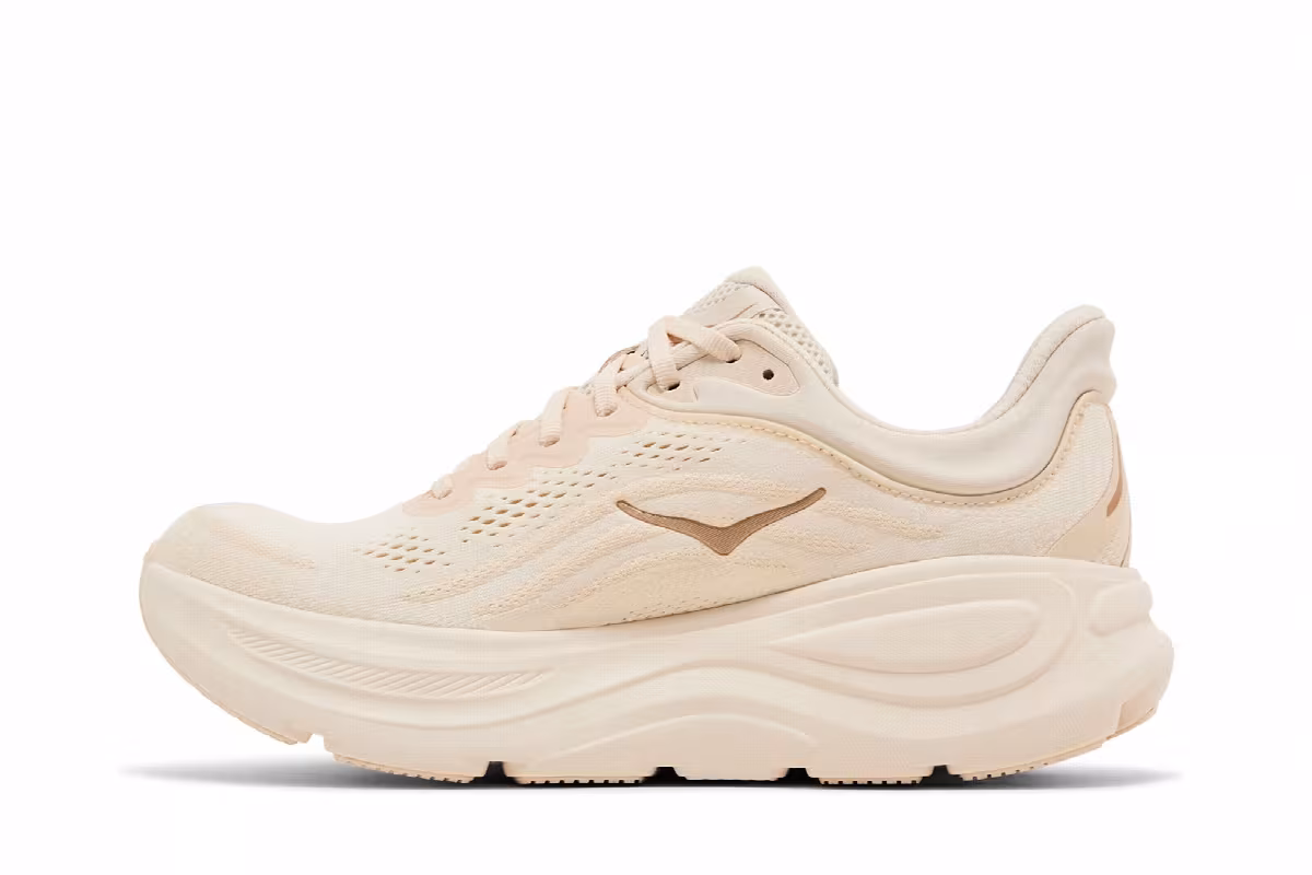HOKA Women's Bondi 9 Vanilla Birch, view 4