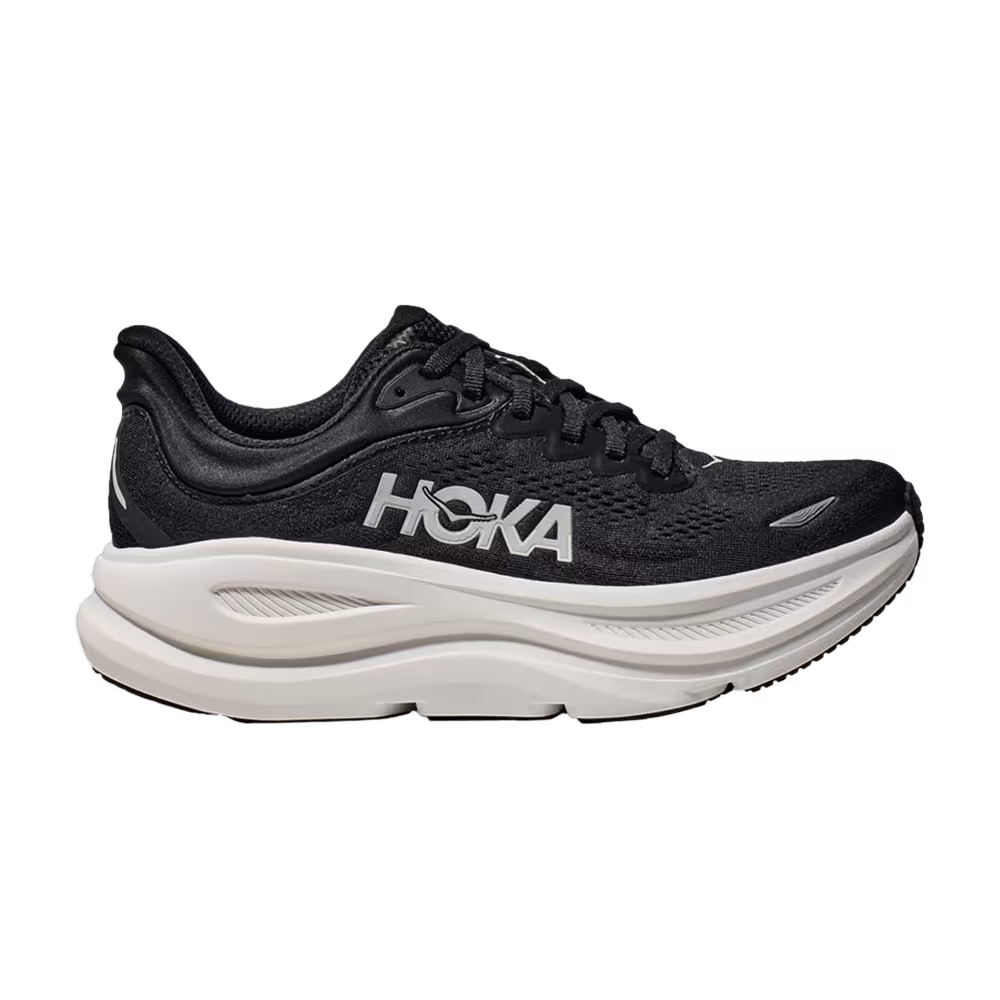 HOKA Women's Bondi 9 Wide Black White
