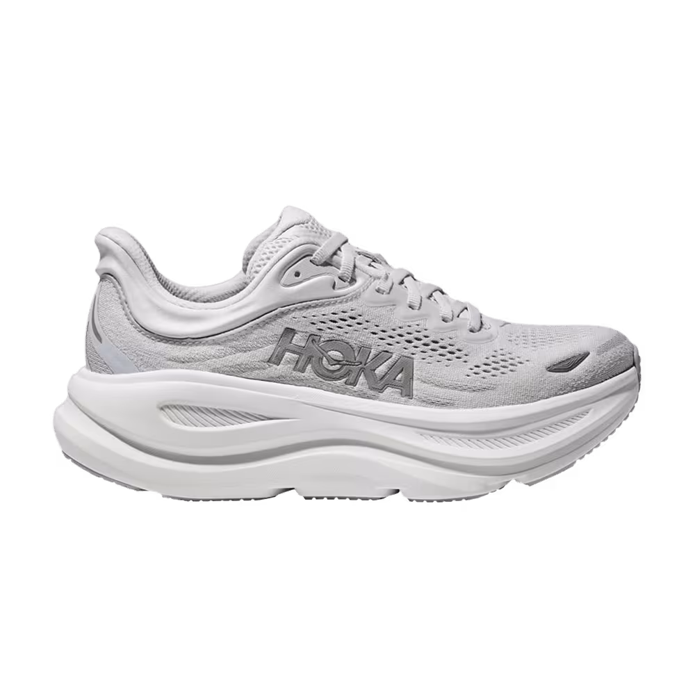 HOKA Women's Bondi 9 Wide Stardust Silver