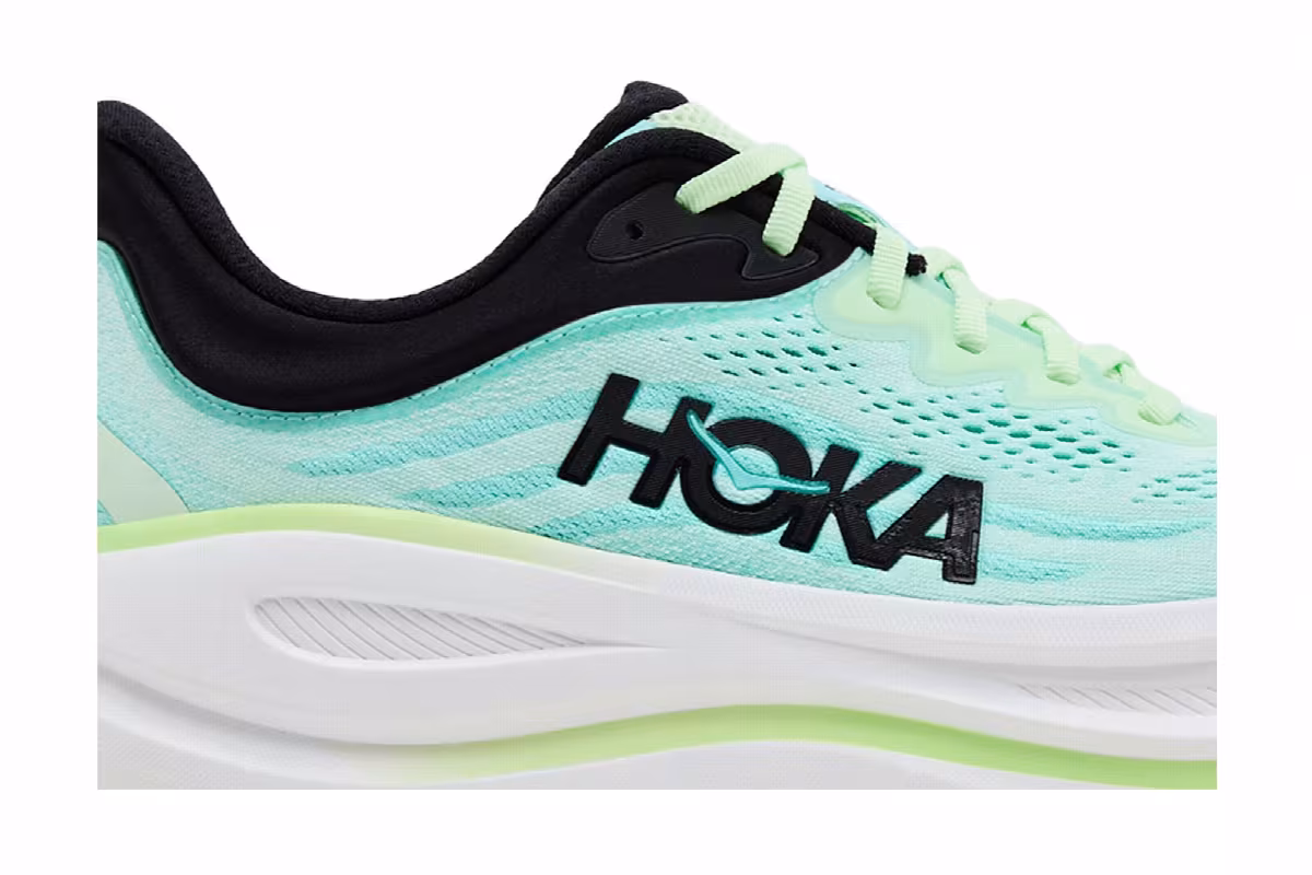 HOKA Bondi 9 Luna Moth Blue Spark, view 3