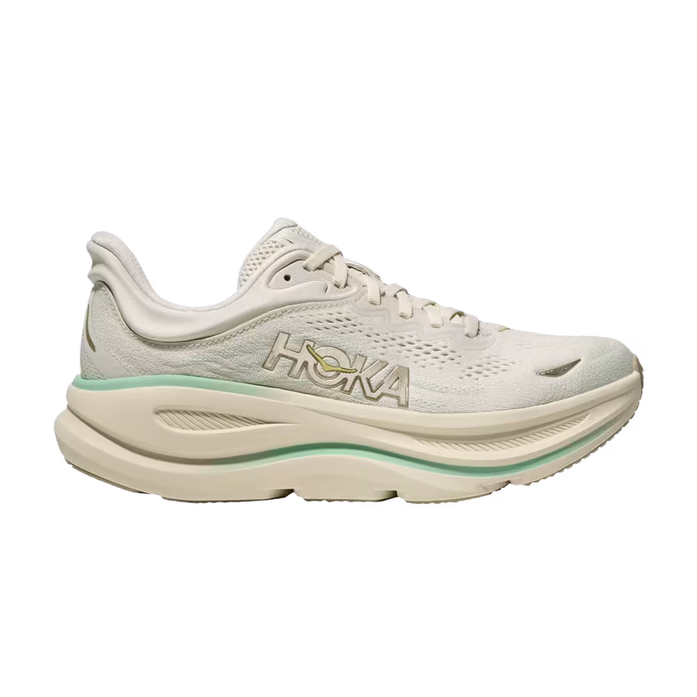 HOKA Women's Bondi 9 Wide Truffle Salt Sea Glass
