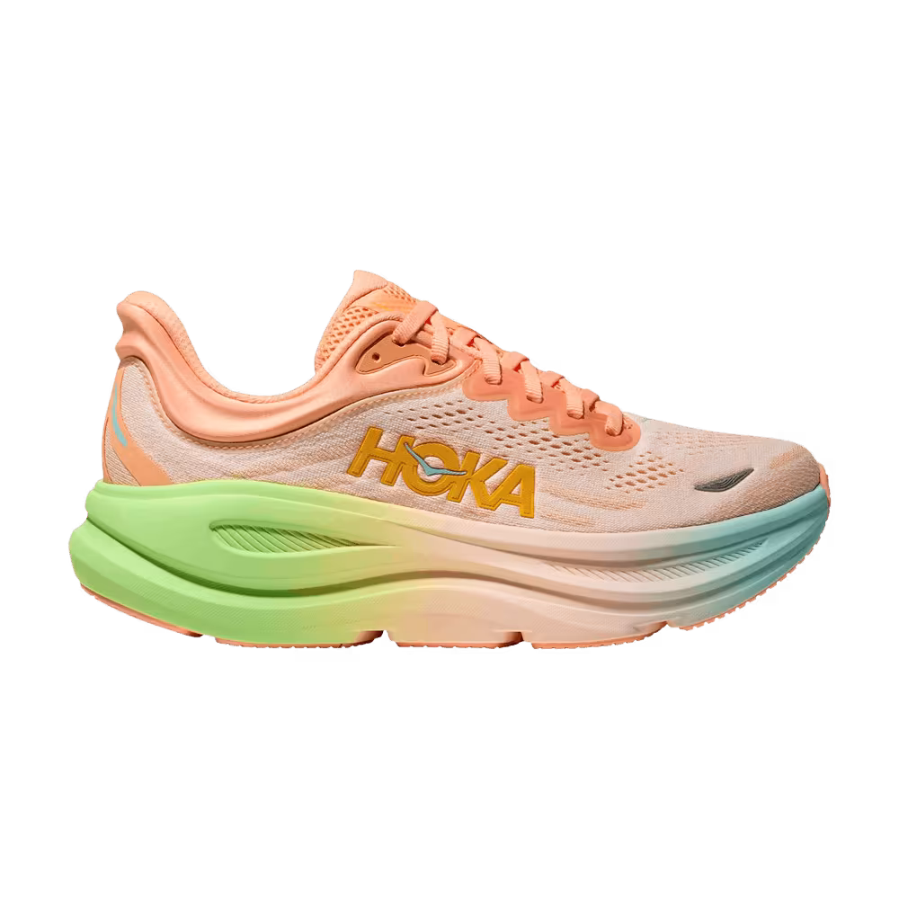 HOKA Women's Bondi 9 Frost Pale Tangerine