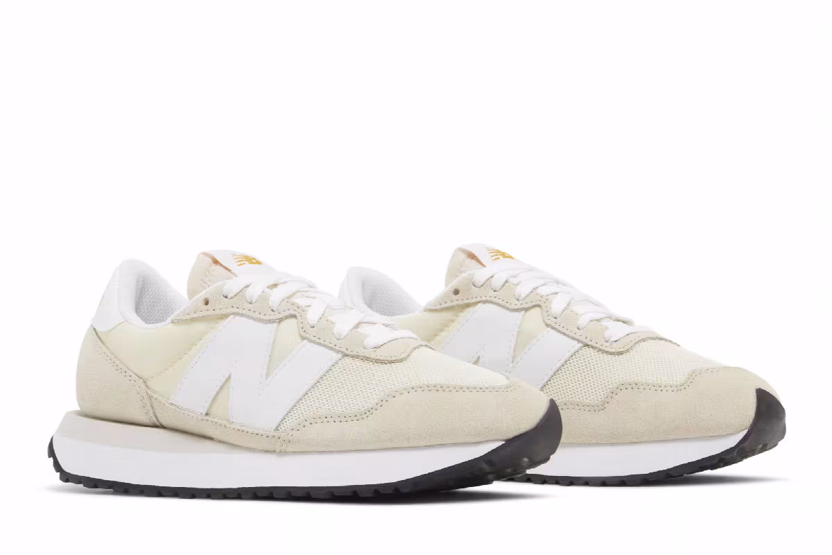 New Balance Women's 237 Calm Taupe White, view 9