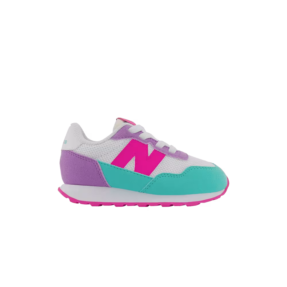 New Balance 237 Bungee Toddler Wide White Multi