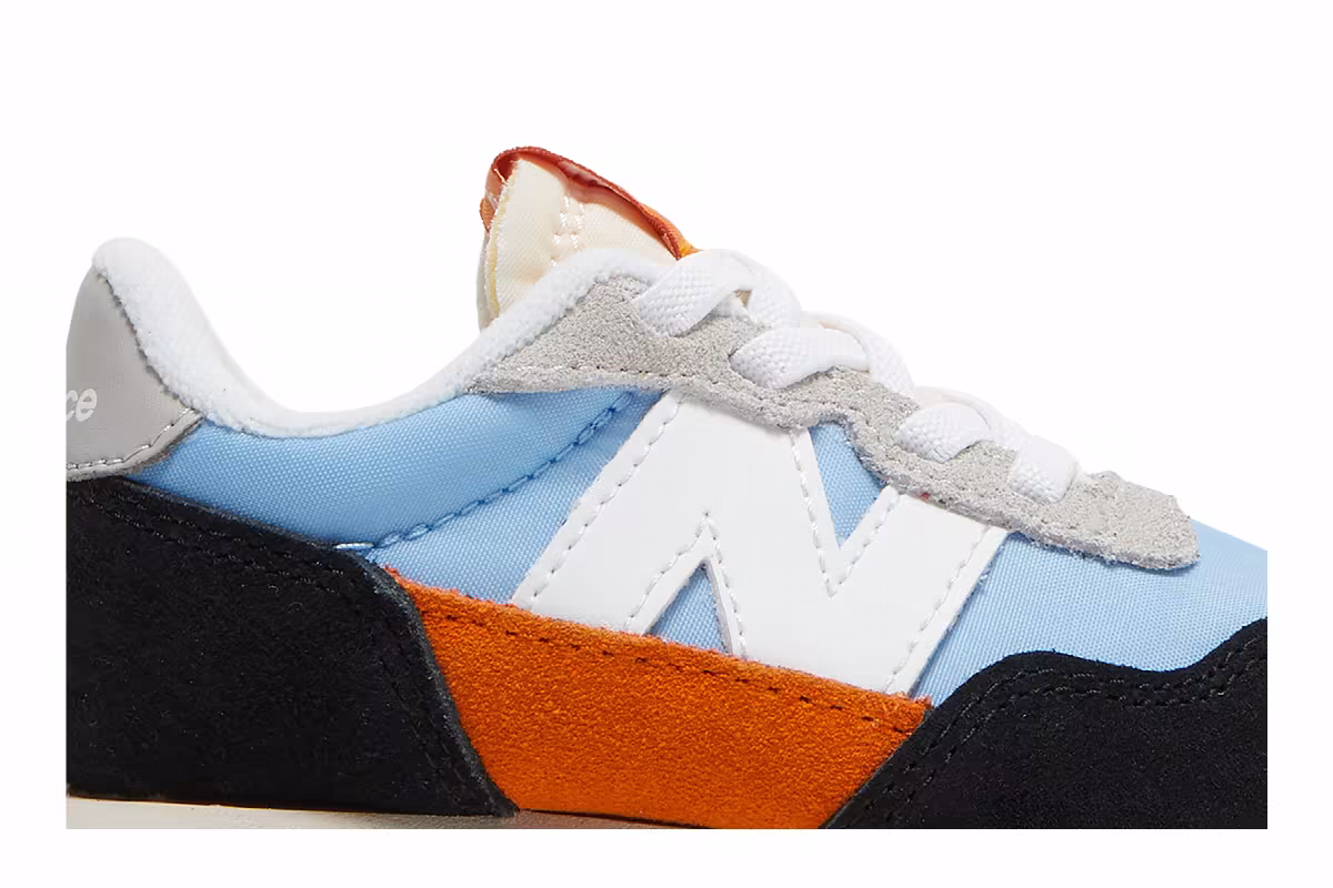 New Balance 237 Bungee Toddler Black Team Carolina, view 3