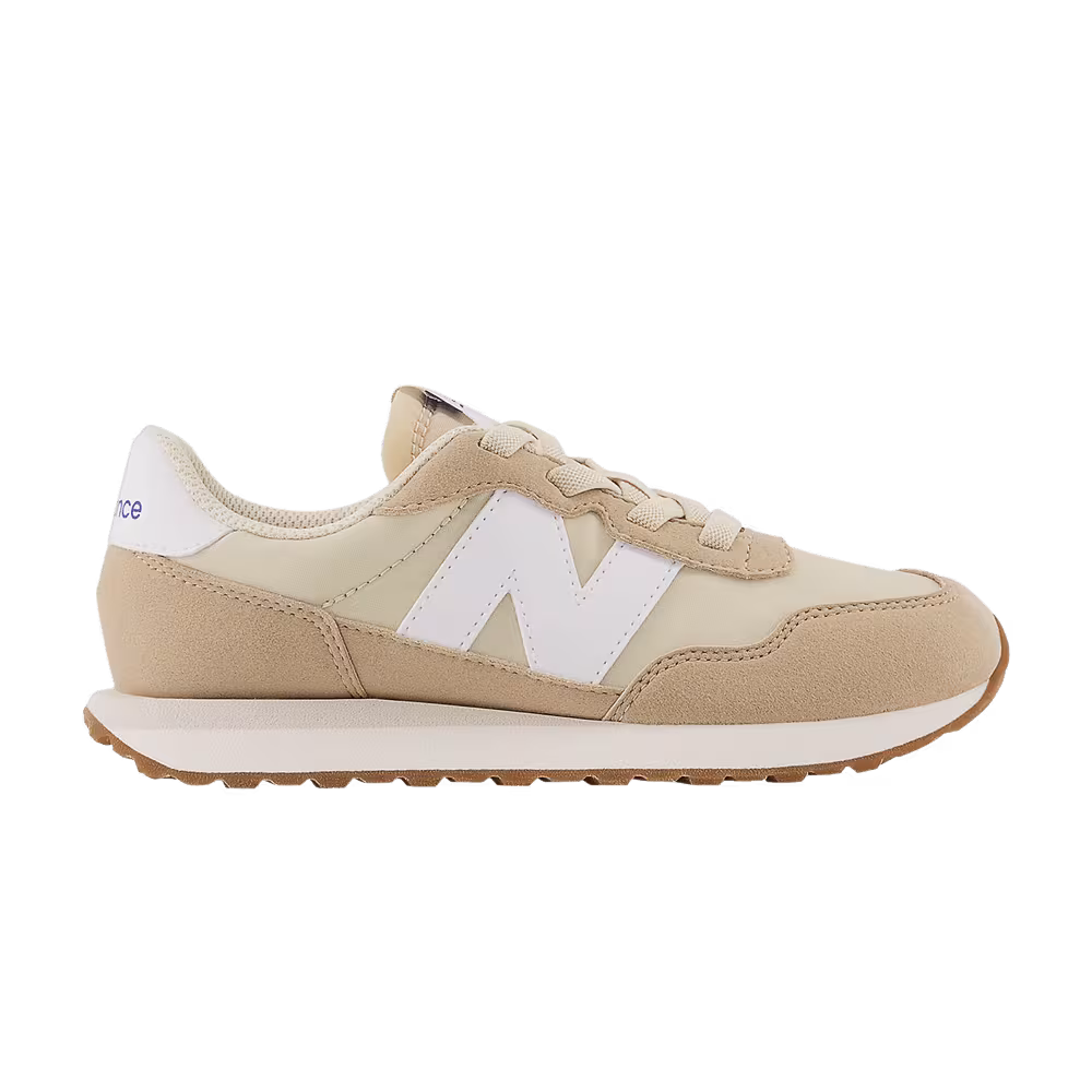 New Balance 237 Bungee Lace Little Kid Beige Gum