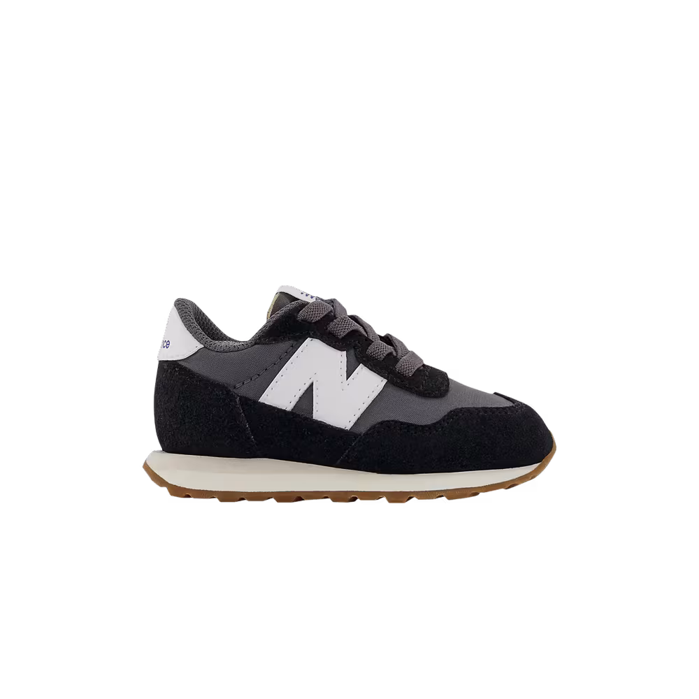 New Balance 237 Bungee Toddler Wide Black Moonbeam