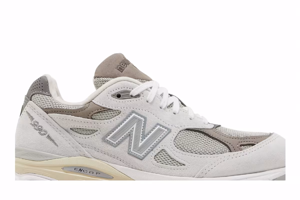 YCMC x New Balance 990v3 Big Kid Nimbus Cloud, view 3
