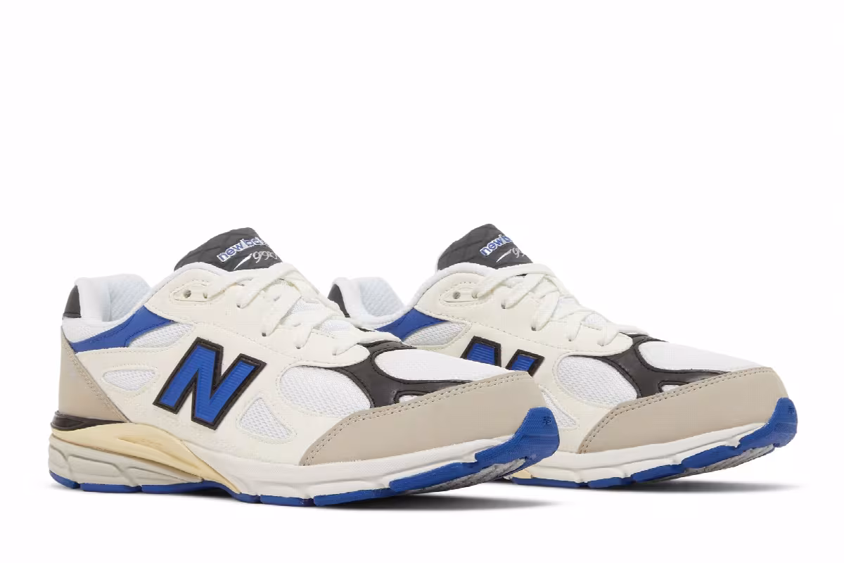 Teddy Santis x New Balance 990v3 Big Kid White Blue, view 9
