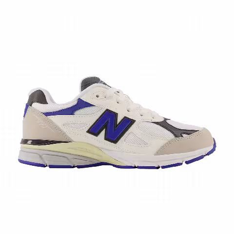 New Balance Teddy Santis x 990v3 Big Kid Wide 'White Blue'
