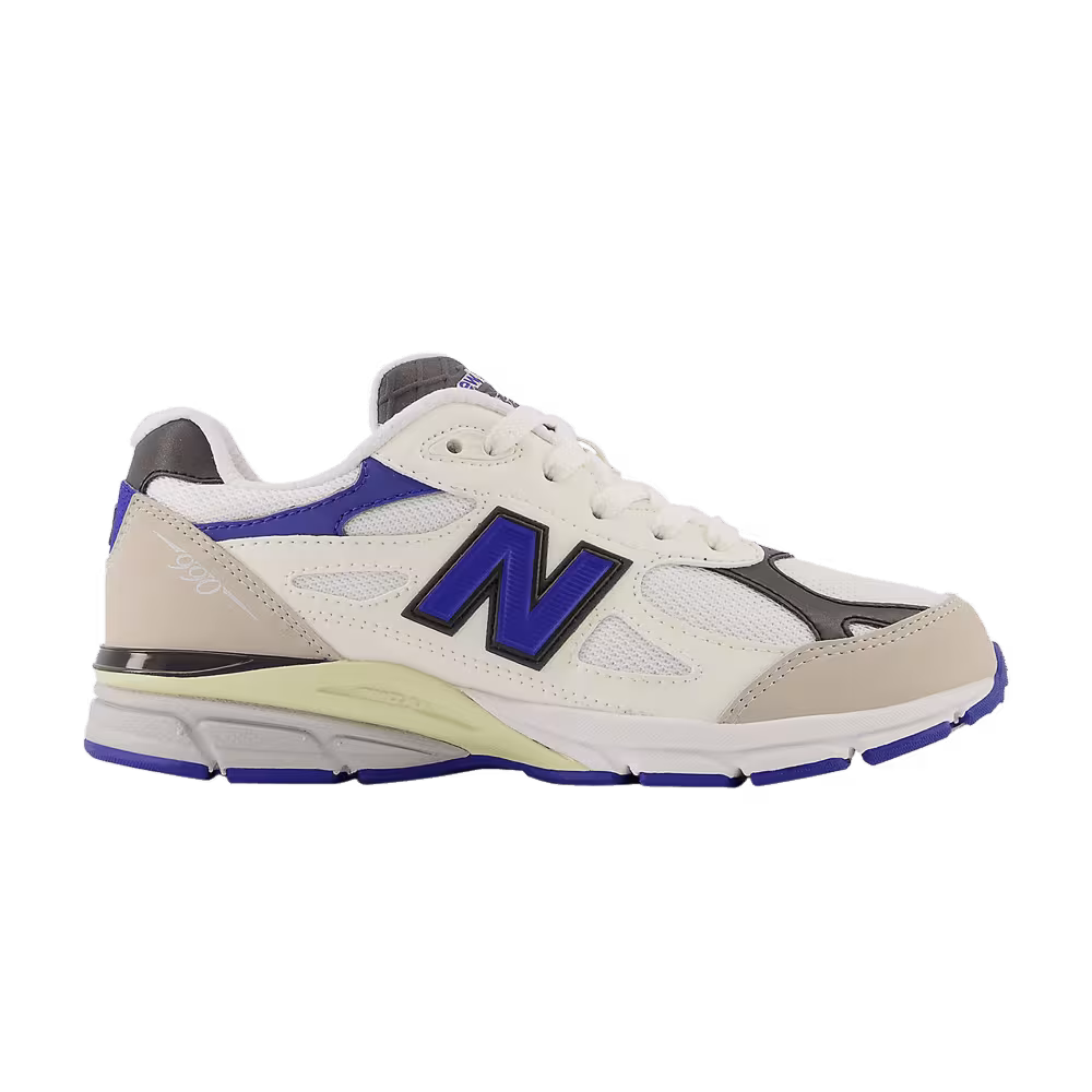 New Balance Teddy Santis x 990v3 Big Kid Wide White Blue