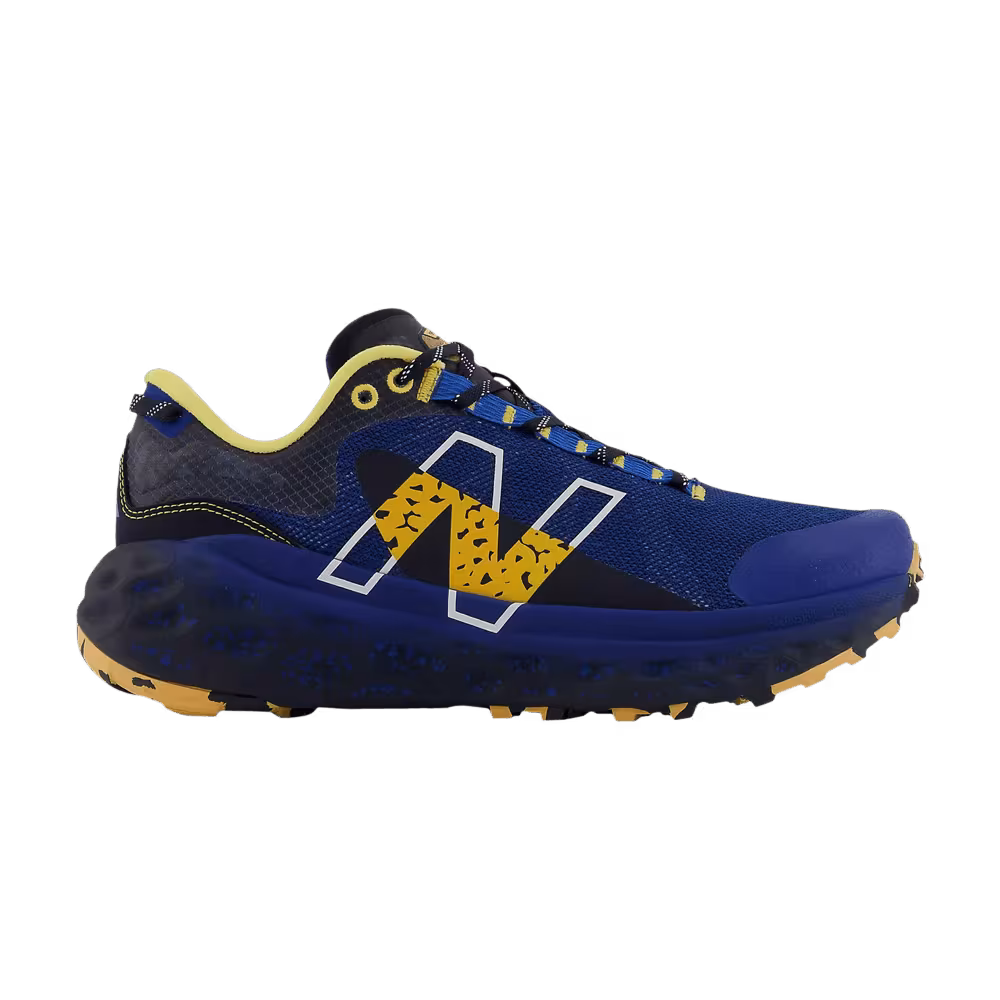 New Balance Fresh Foam X More Trail v2 2E Wide Blue Vibrant Apricot