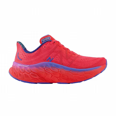 New Balance Wmns Fresh Foam X More v4 'Electric Red Bright Lapis'