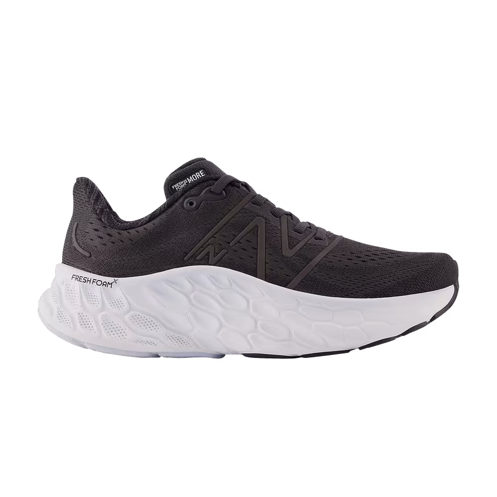 New Balance Women's Fresh Foam X More v4 2E Wide Black Starlight