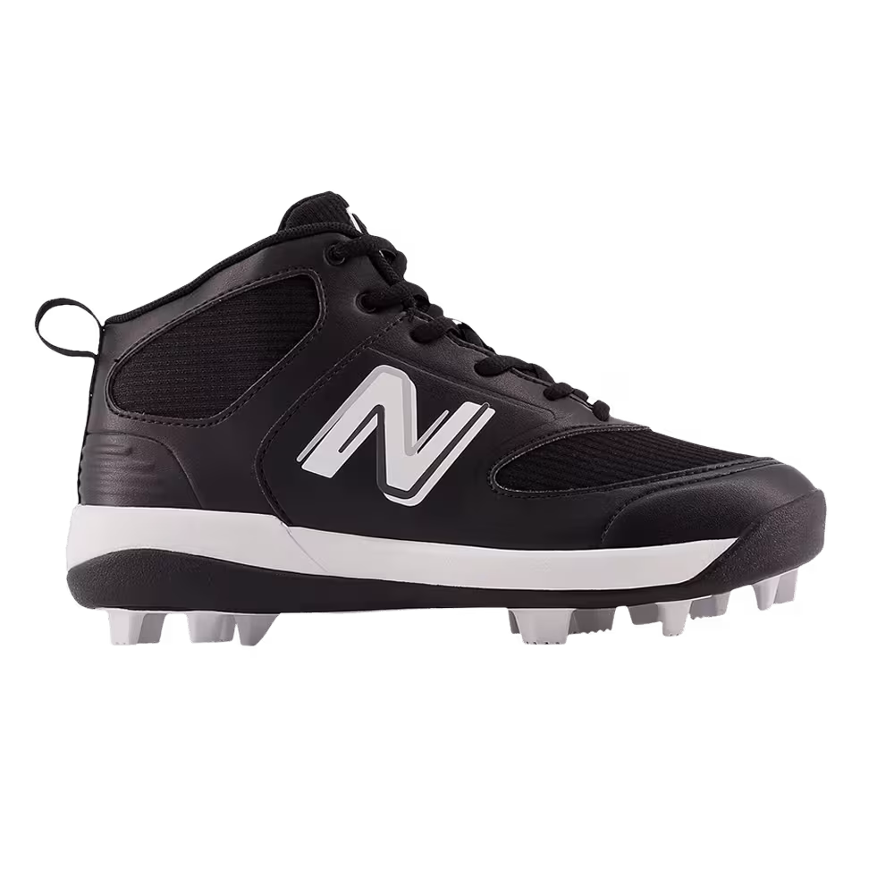New Balance 3000v6 Big Kid Rubber Molded Black White