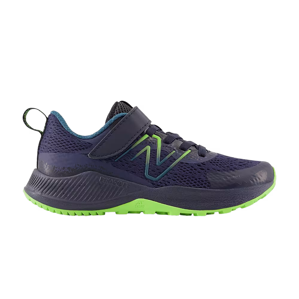 New Balance DynaSoft Nitrel v5 Bungee Lace Little Kid Wide Natural Indigo Pixel Green