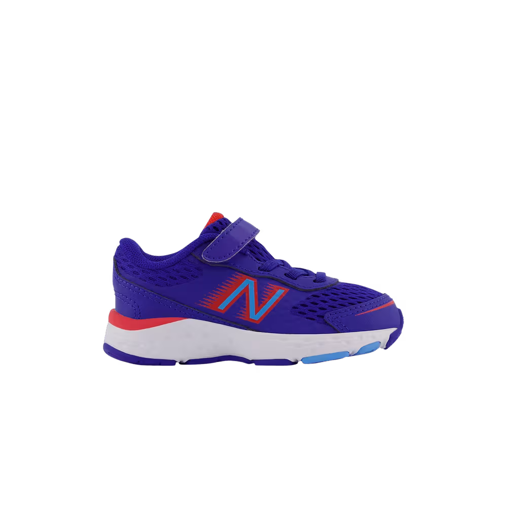 New Balance 680v6 Bungee Toddler X-Wide Blue Vibrant Sky