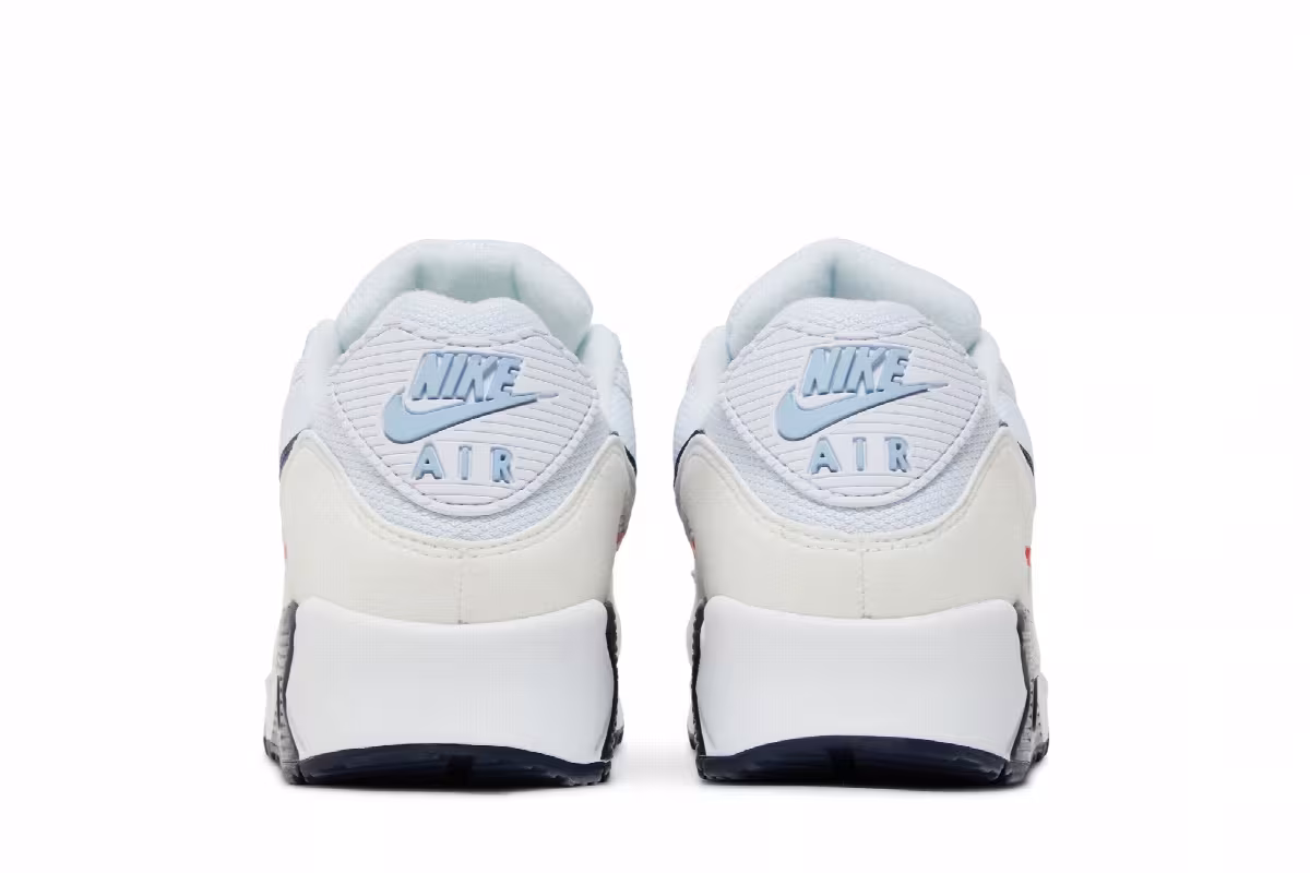 Nike Air Max 90 White Midnight Navy, view 7