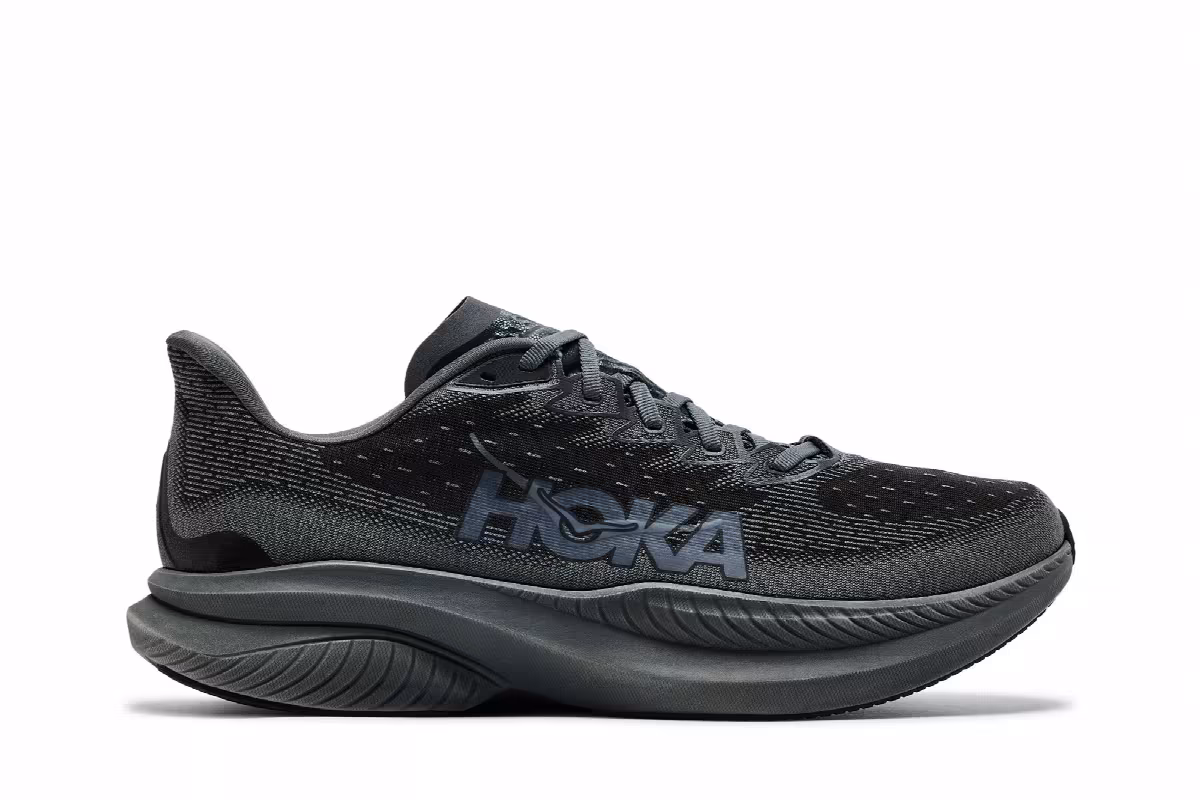 HOKA Mach 6 Triple Black, view 2