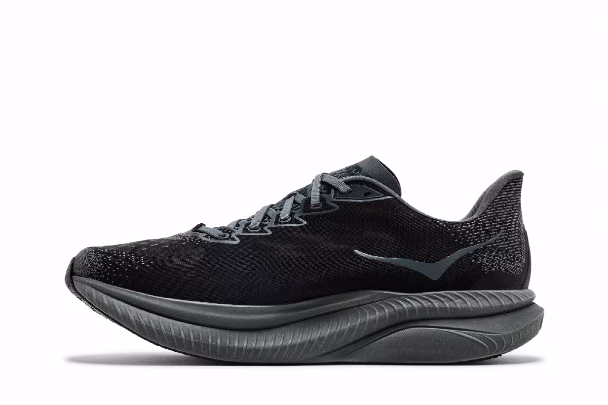 HOKA Mach 6 Triple Black, view 4