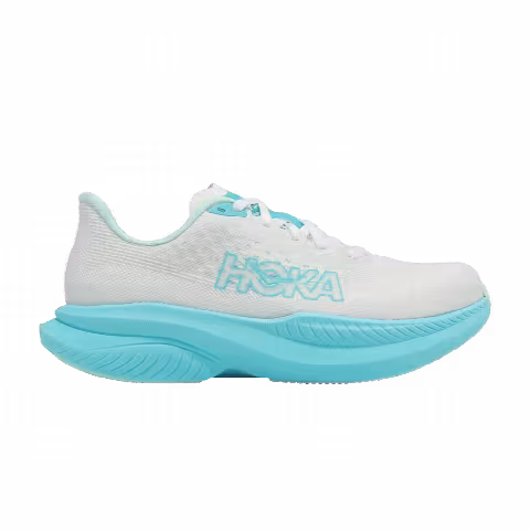 HOKA Wmns Mach 6 Wide 'White Cielo Blue'