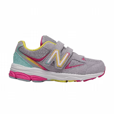 New Balance 888v2 Hook & Loop Little Kid 'Grey Rainbow'
