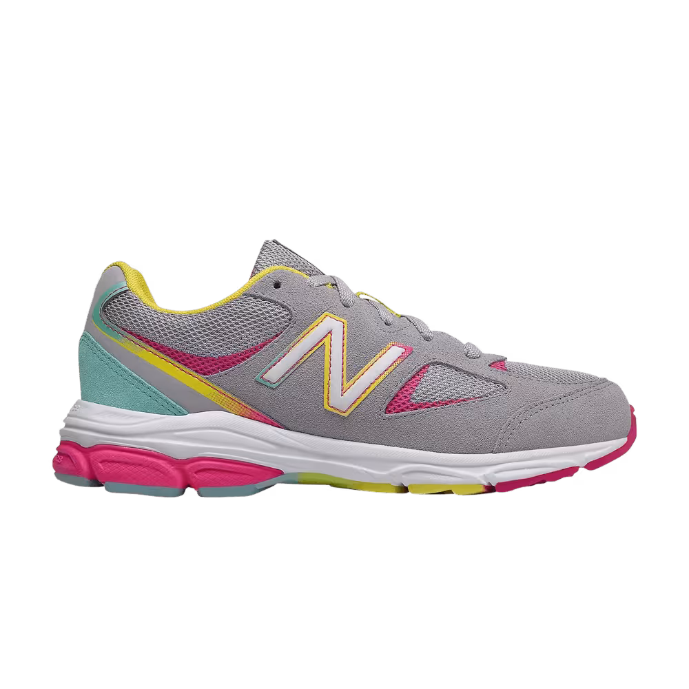 New Balance 888v2 Little Kid Grey Rainbow