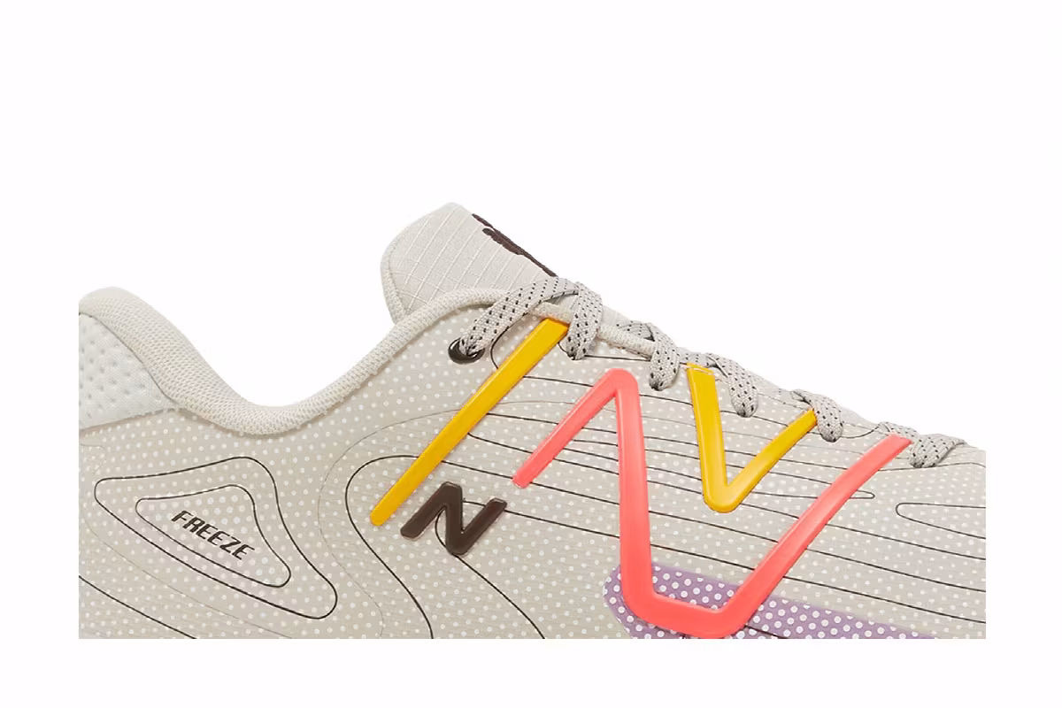 New Balance FreezeLX v4 Low Tan Energy Red, view 3