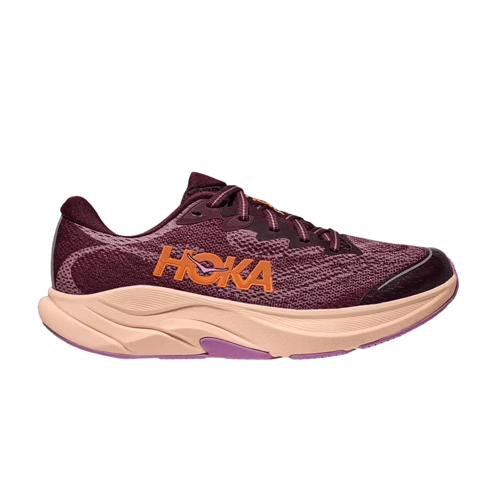HOKA Rincon 4 Big Kids Black Cherry Classic Mauve