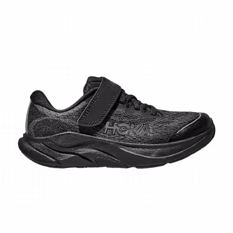 HOKA Rincon 4 Little Kids 'Triple Black'
