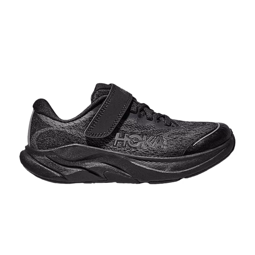 HOKA Rincon 4 Little Kids Triple Black