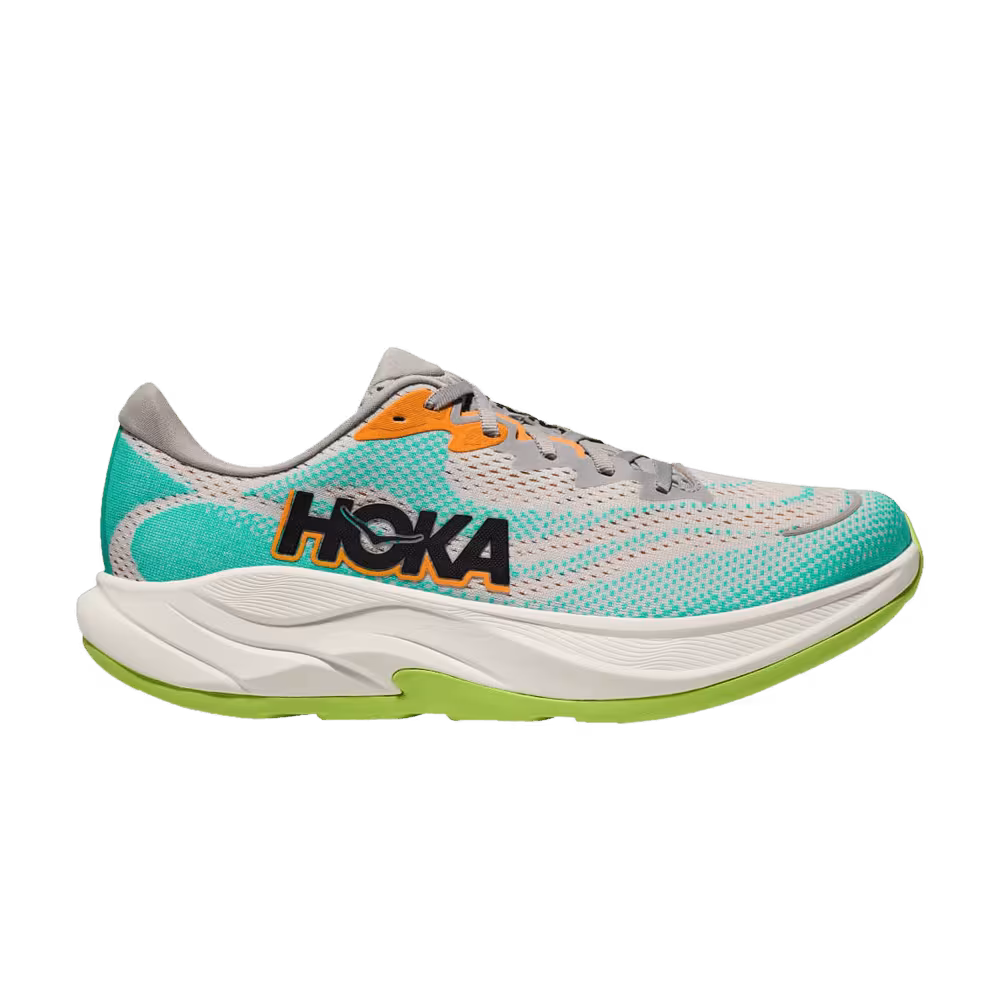 HOKA Rincon 4 Cosmic Grey Electric Aqua