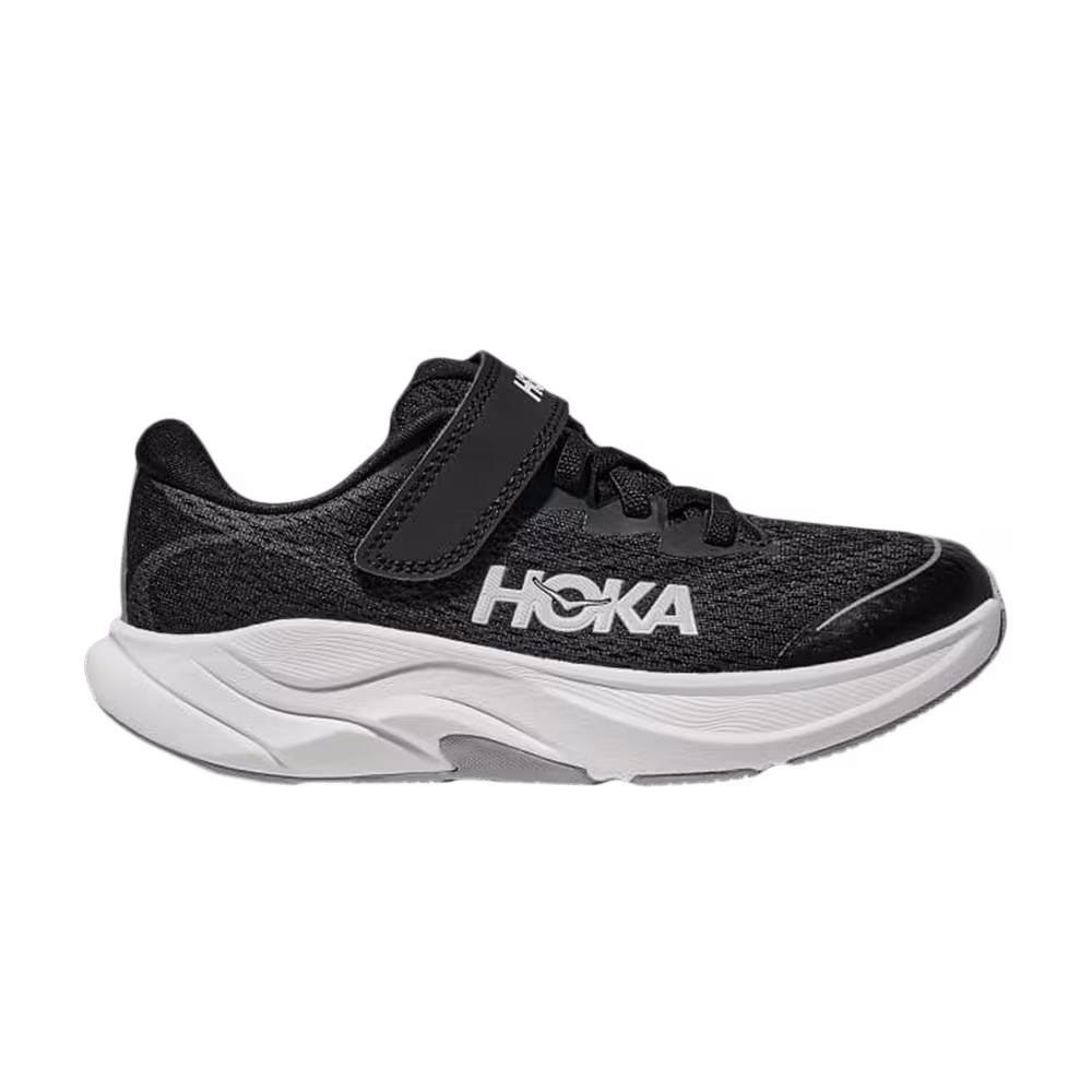 HOKA Rincon 4 Little Kids Black White
