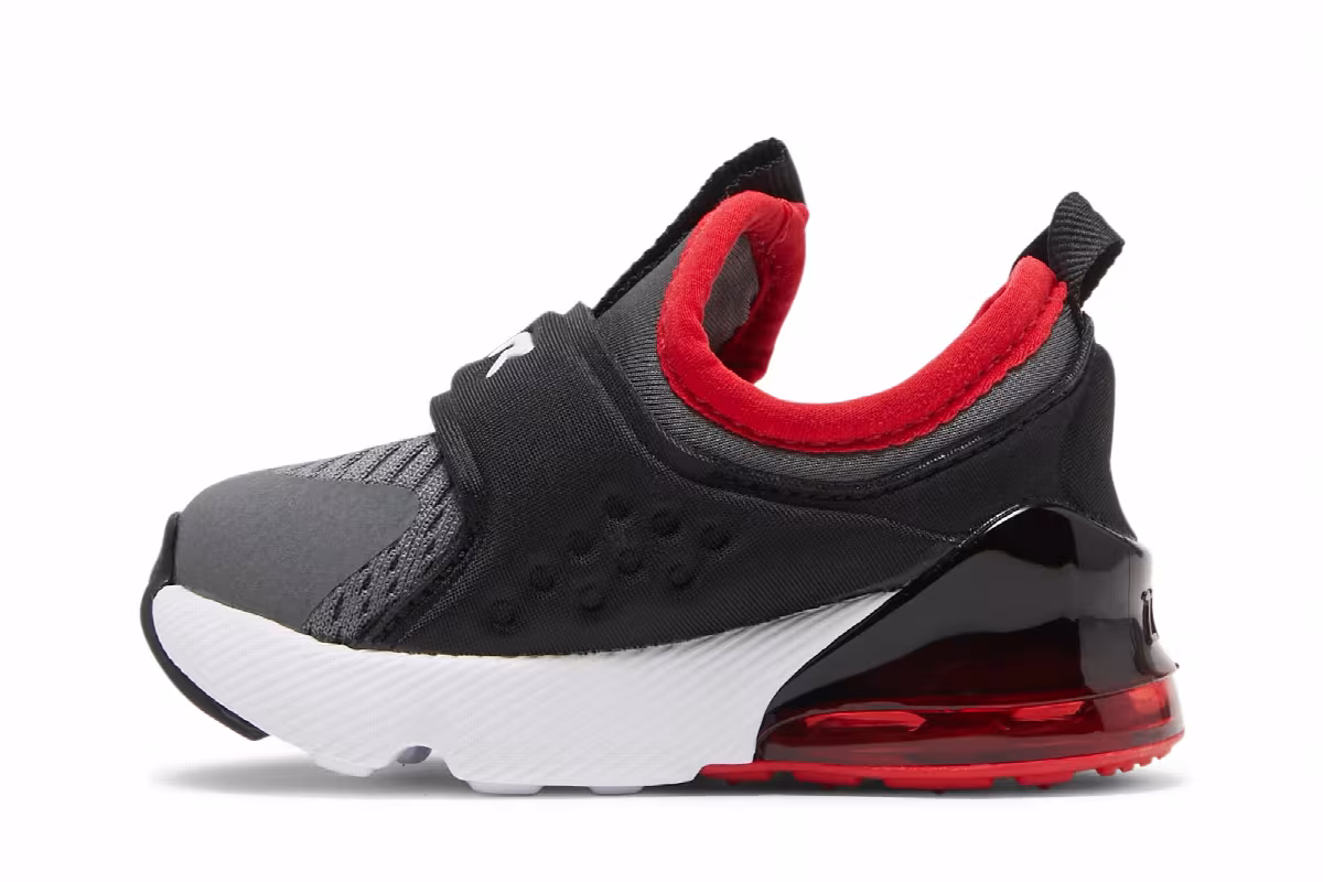 Nike Air Max 270 Extreme TD Iron Grey University Red, view 4