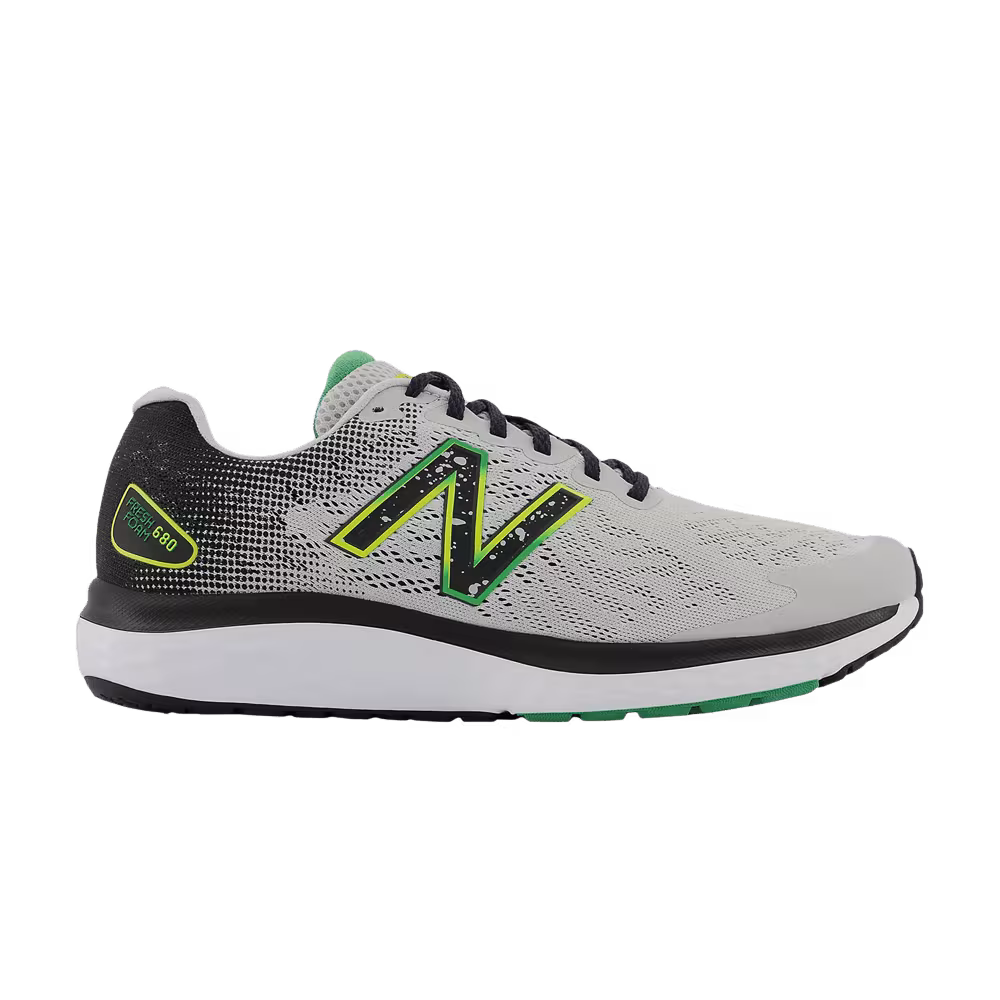 New Balance Fresh Foam 680v7 4E Wide Grey Lemonade