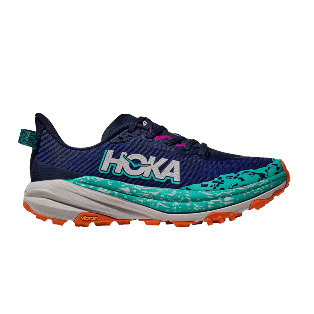 HOKA Women's Speedgoat 6 Varsity Navy Meteor
