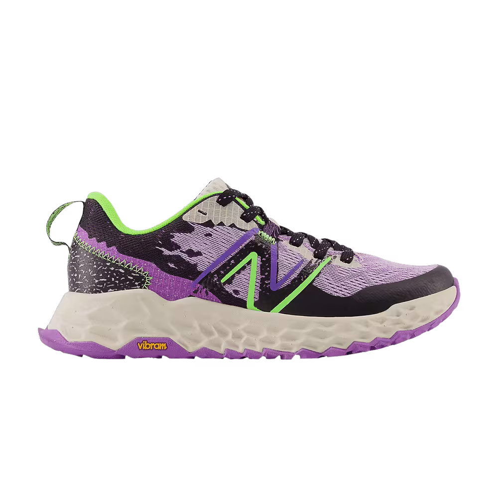 New Balance Fresh Foam Hierro v7 Big Kid Wide Electric Purple Pixel Green