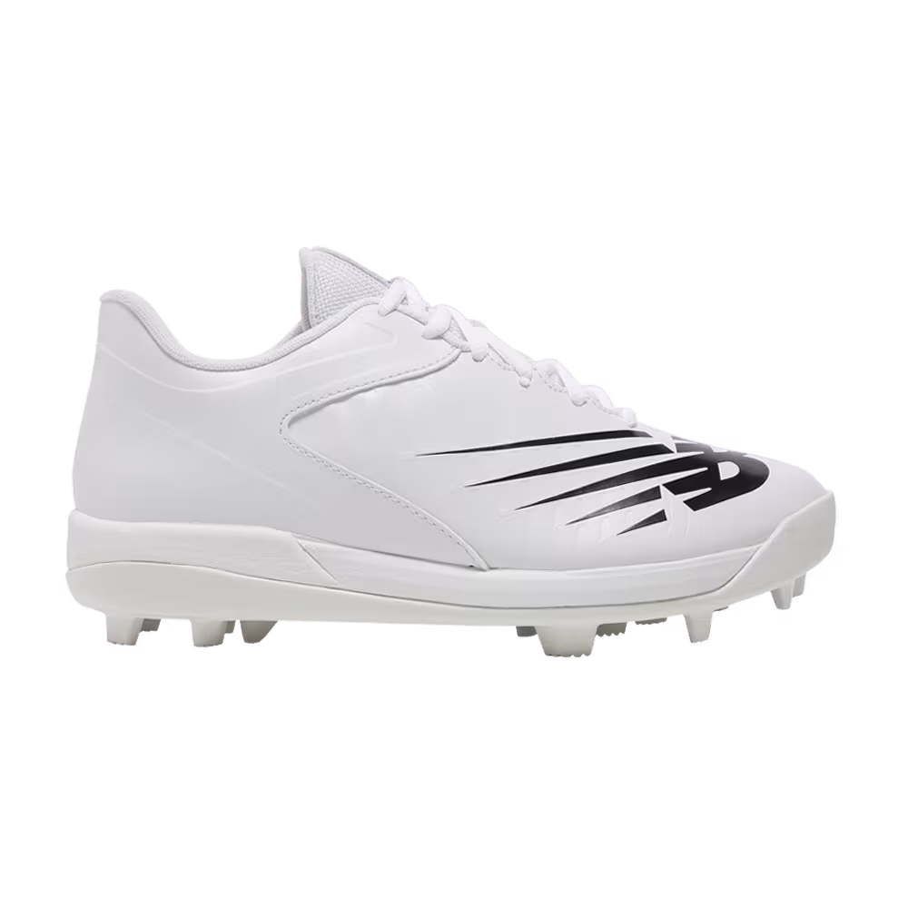 New Balance 4040v6 Big Kid Rubber Molded - White Black