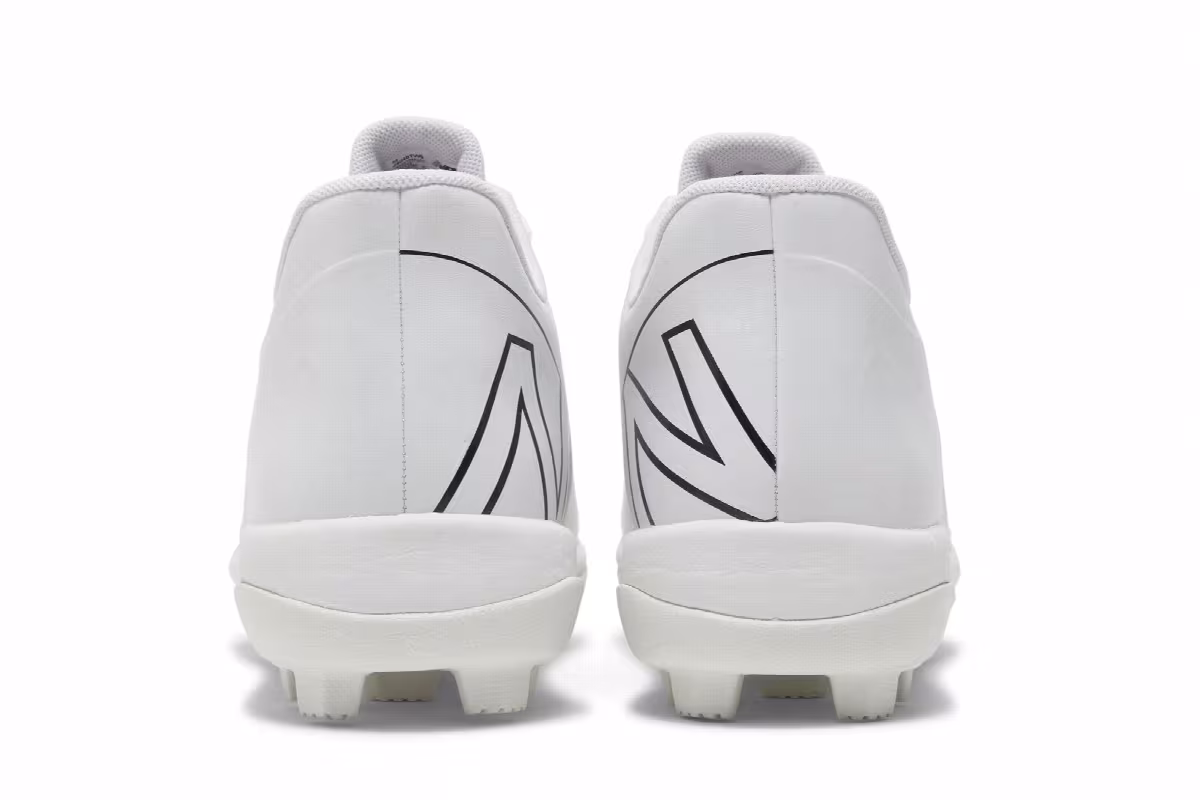 New Balance 4040v6 Big Kid Rubber Molded - White Black, view 7