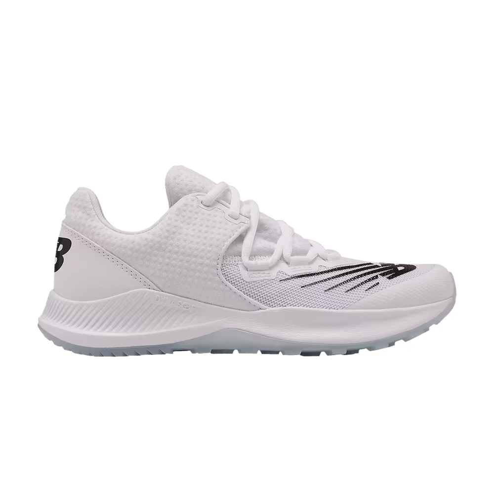 New Balance 4040v6 TF Big Kid Wide White Black